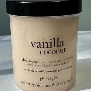 Philosophy Vanilla Coconut Salt Body Scrub Large 21 oz (600 g) New Sealed